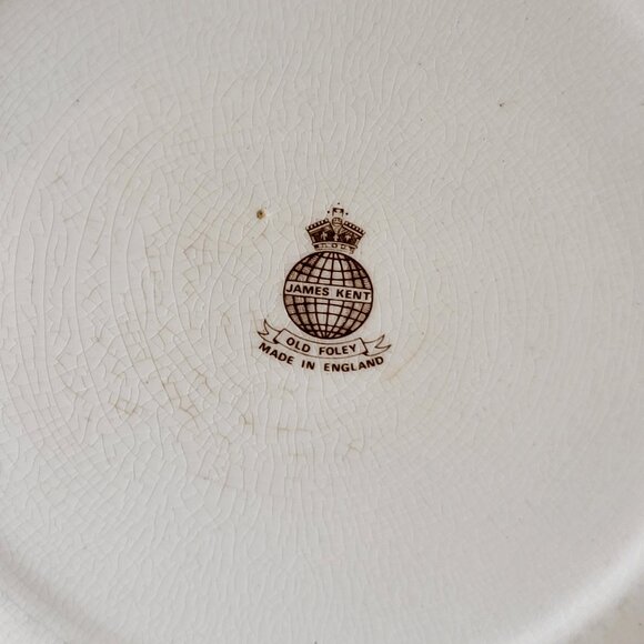 Vintage Old Foley HUMPTY DUMPTY Plate James Kent England 7 3/4” GUC "BIN F" - Picture 6 of 7